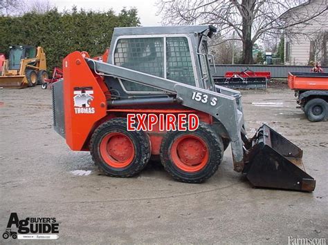 thomas 153 skid steer loader|thomas skid steer dealer.